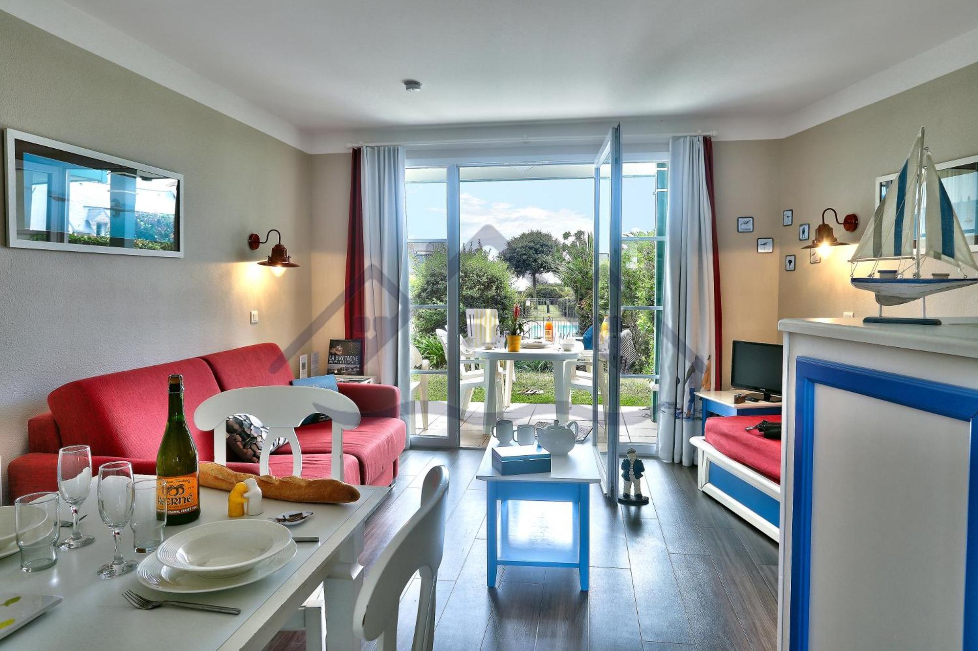 Localise - A06 - Entierement De Plain-Pied Avec Petite Vue Mer - Donnant Sur La Piscine Et Le Jardin - Wifi Inclus - Draps Inclus - Guilvinec Eksteriør bilde